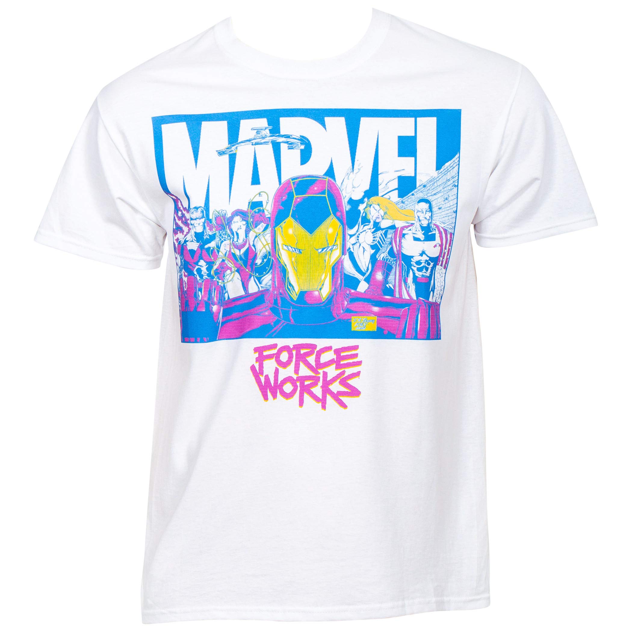 Marvel Force Works Team Up Graphic T-Shirt for Men & Women - Superhero Comic Book Tee for Casual Wear & Cosplay