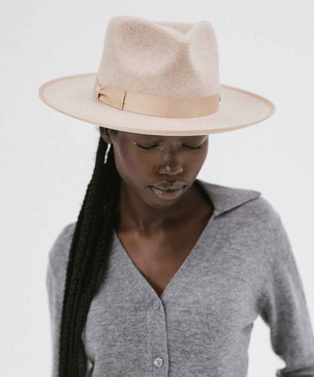 Monroe Rancher Fedora Hat for Men & Women - Western Style Cowboy Hat with Wide Brim - Perfect for Outdoor, Rodeo, and Country Music Events