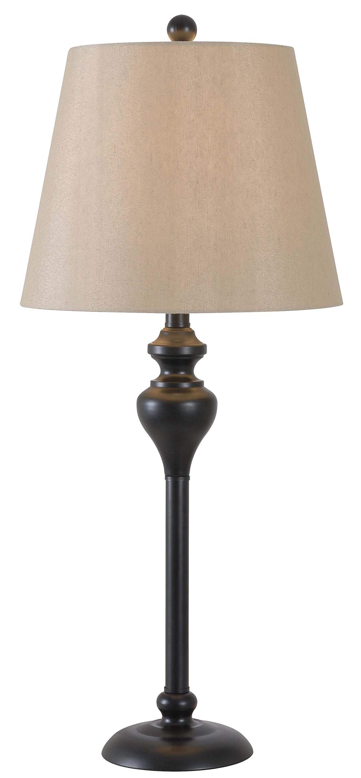Kenroy Home KH87050 Charlotte 61-Inch Floor Lamp Set in Oil-Rubbed Bronze - Perfect for Living Room, Bedroom & Office Lighting Decor