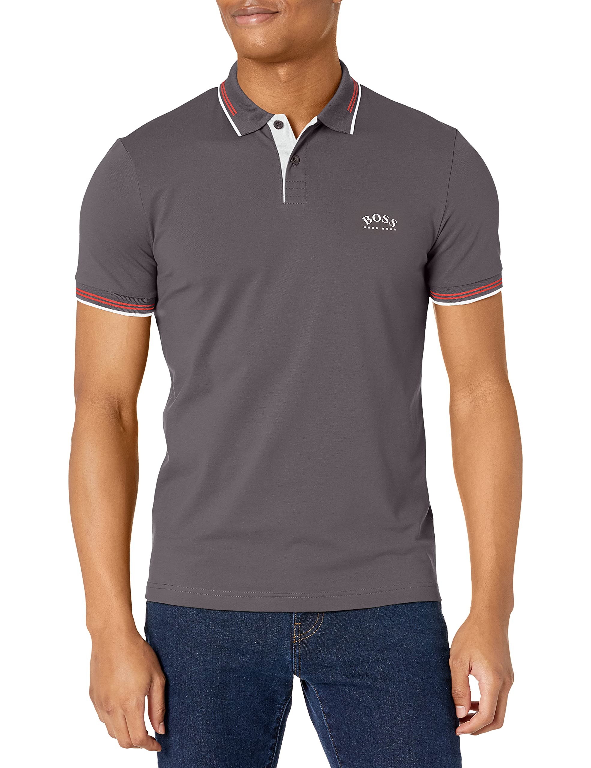 Hugo Boss Men's Classic Fit Polo Shirt - Premium Cotton Short Sleeve Casual Shirt for Business, Golf & Summer Wear