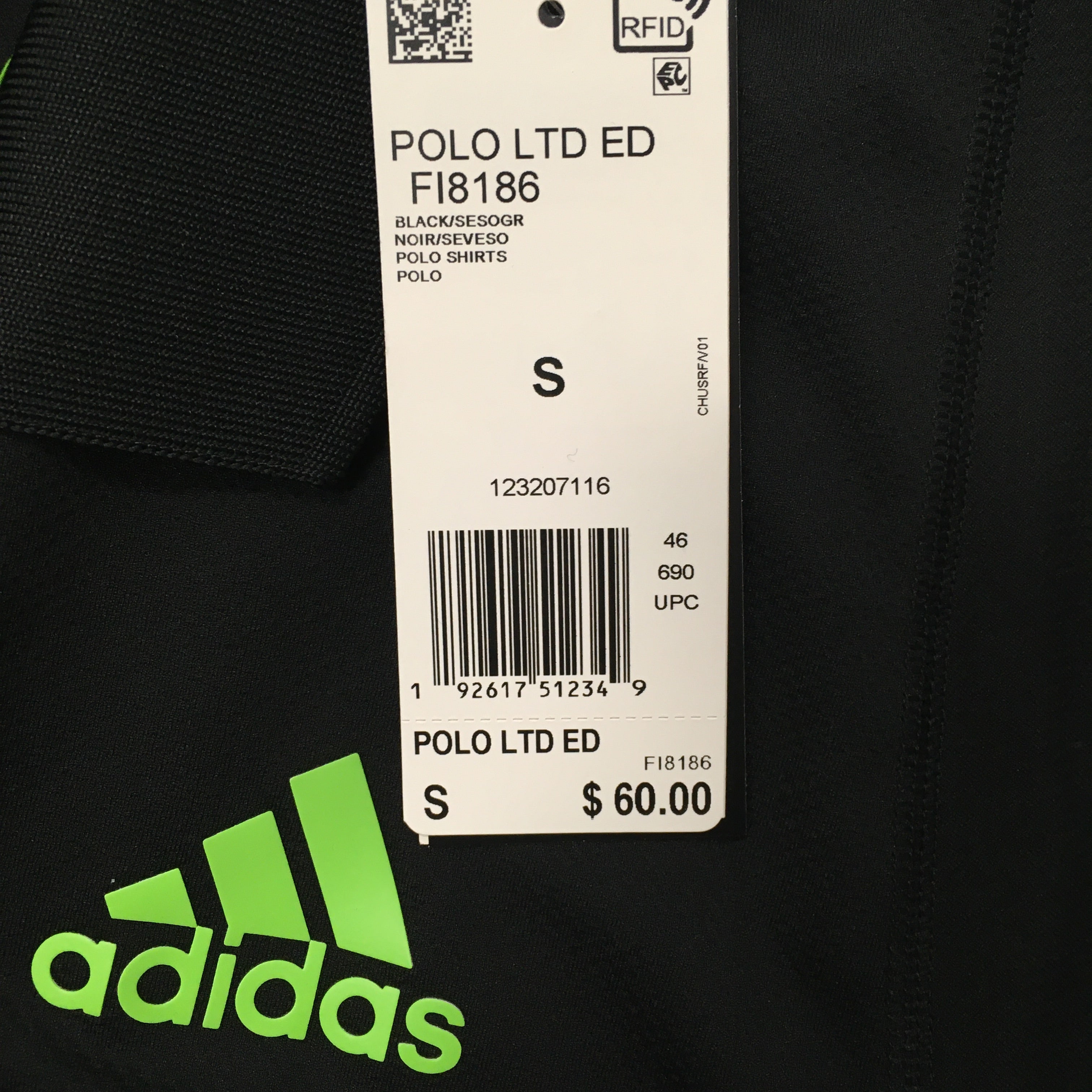 **adidas Men's Polo Shirt - Limited Edition Black (FI8186) | Casual & Athletic Wear for Sports, Golf & Everyday Style**