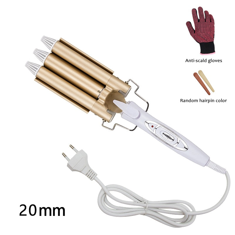 Professional Hair Curling Iron Wand - 1 Inch Ceramic Tourmaline Barrel for Long Lasting Curls & Waves - Perfect for Salon, Home Styling & Special Occasions