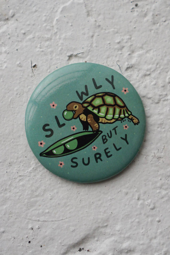 Slow Turtle Magnet - Adorable Turtle Shaped Fridge Magnet for Home & Office Decor - Perfect for Refrigerators, Whiteboards, and Metal Surfaces
