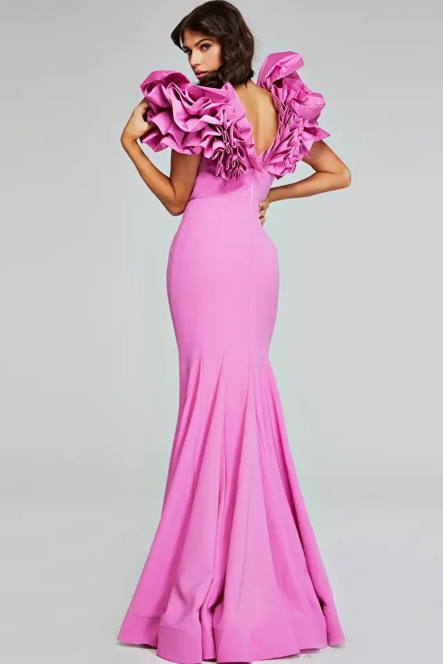 Jovani 40663 Women's Elegant Evening Dress for Prom, Party & Special Occasions - Formal Gown with Beading & Lace Details