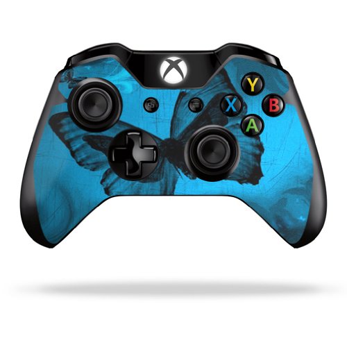 MightySkins Protective Vinyl Skin Cover for Microsoft Xbox One & One S Controller - Dark Butterfly Design | Durable, Customizable, Easy to Apply & Remove | Made in USA | Perfect for Gaming, Collectors & Personalized Console Protection