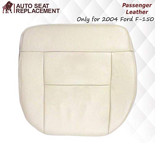 2004 Ford F150 Leather Seat Cover Replacement - Light Parchment Tan Passenger Bottom Seat Cover | Durable & Custom Fit | Perfect for Car Interior Upgrade, Road Trips & Daily Commute