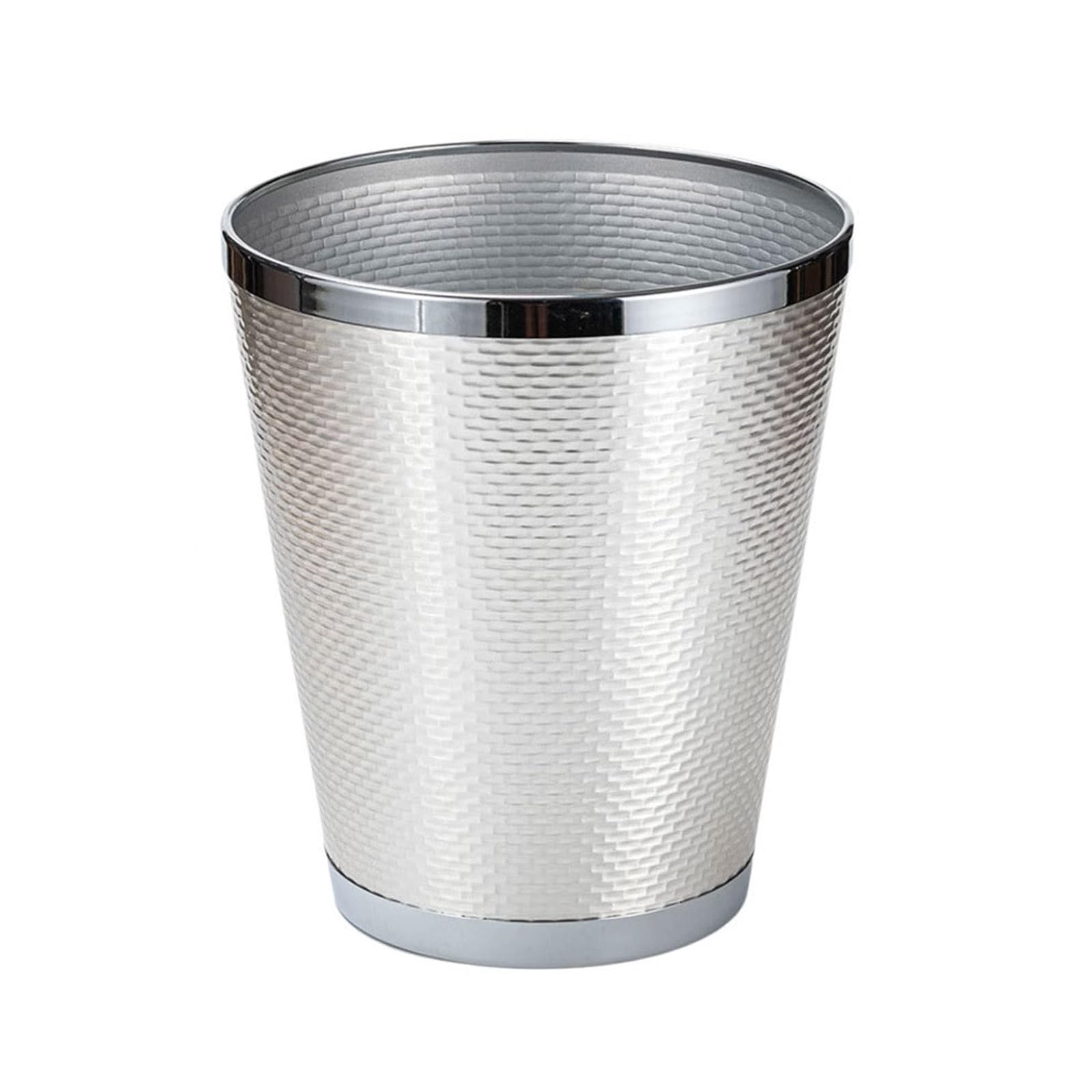 Multipurpose Metal Garbage Can & Plant Holder - Durable Waste Bin & Decorative Flower Pot for Home, Office, Garden | Perfect for Trash Disposal & Indoor/Outdoor Gardening