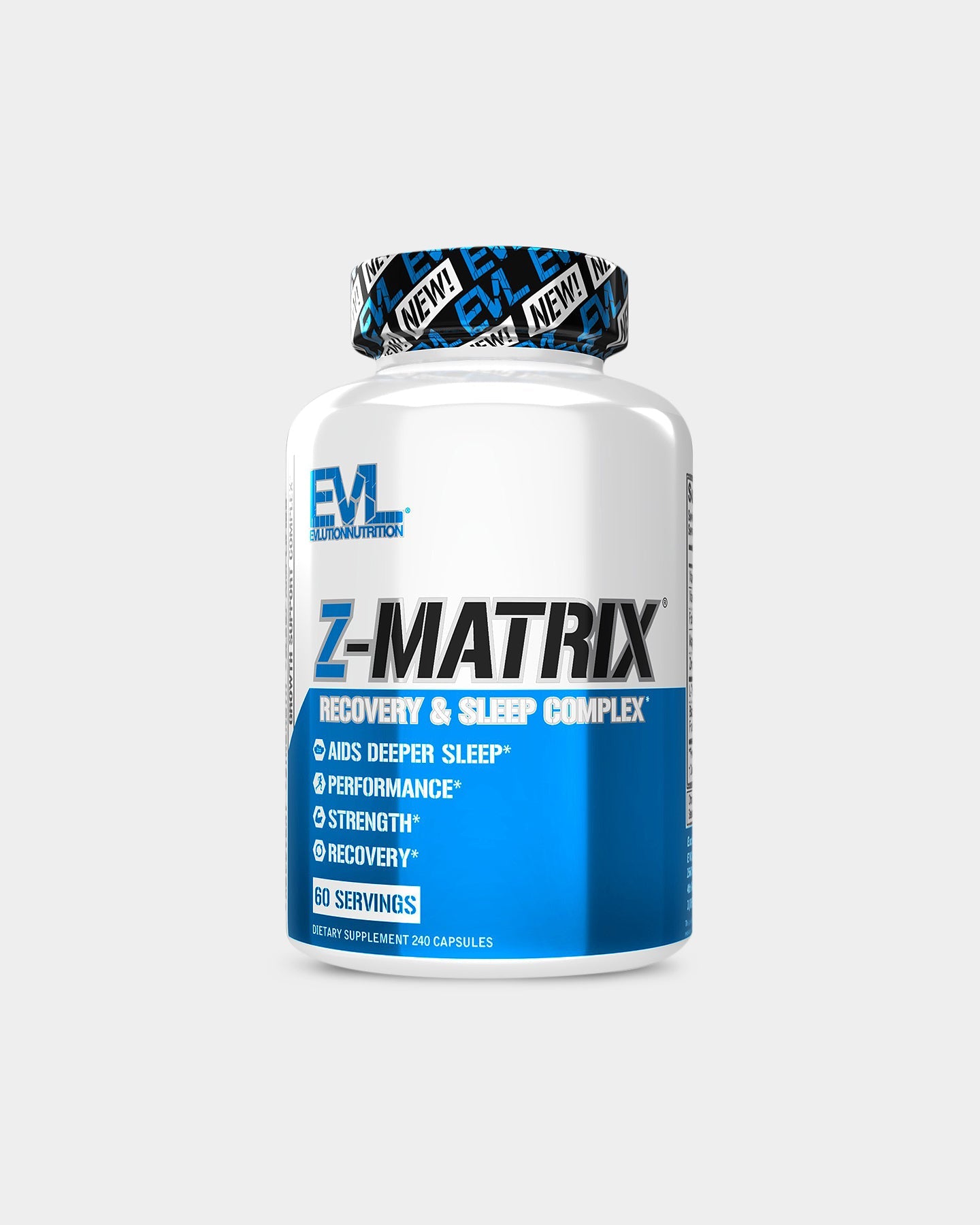 EVLUTION NUTRITION Z MATRIX - Premium Sleep Aid Supplement with Melatonin, Magnesium & Zinc - Supports Relaxation & Deep Sleep - Ideal for Nighttime Use & Jet Lag Recovery