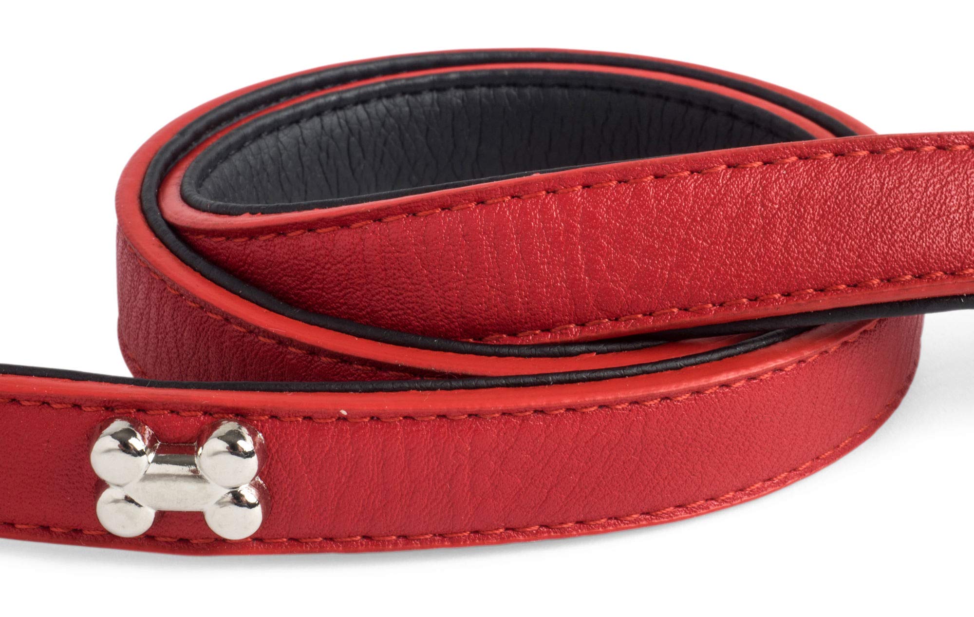Premium Red Dog Leash for Medium Dogs - Durable & Comfortable Pet Walking Lead for Daily Walks, Training & Outdoor Adventures