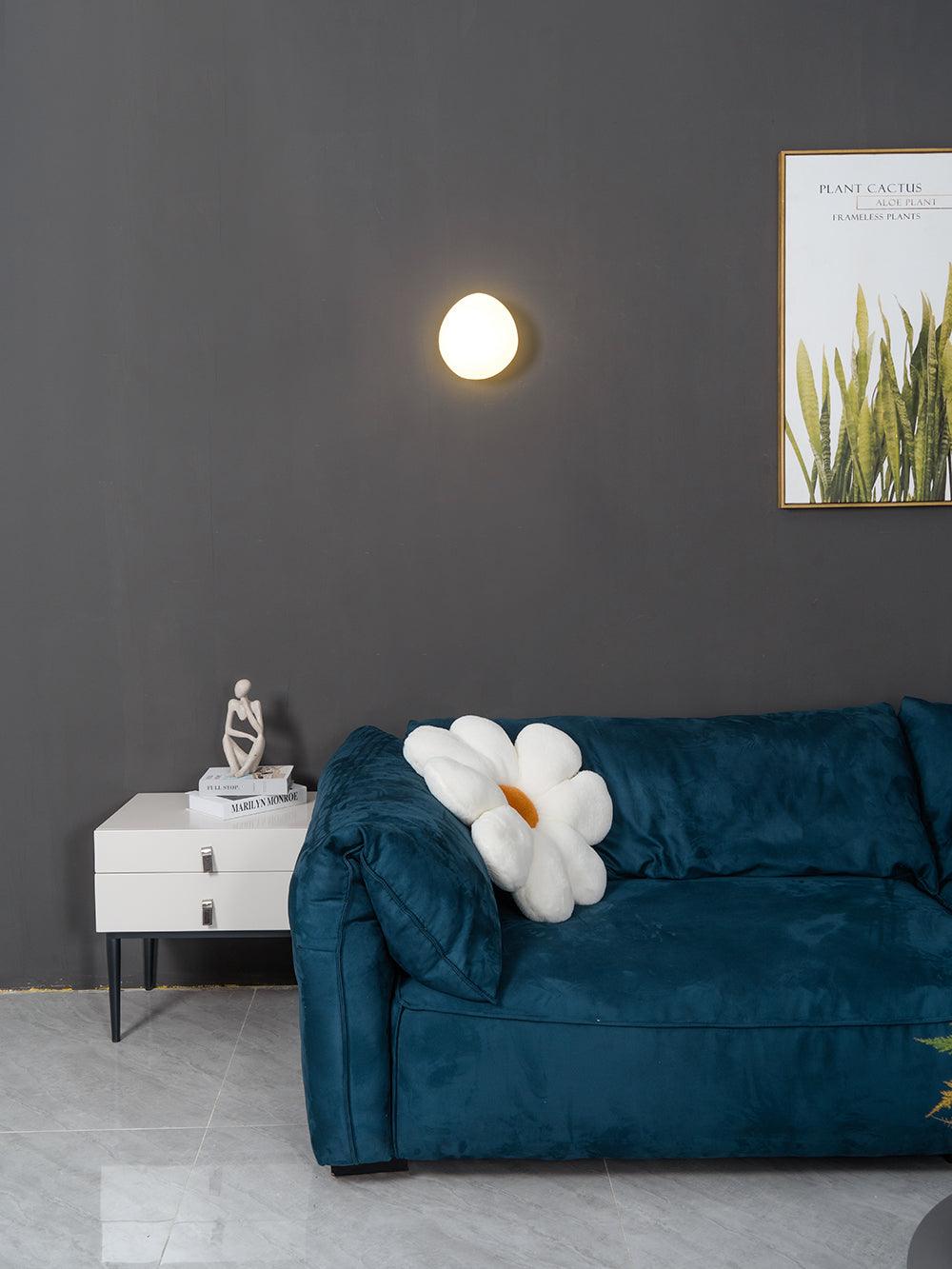 Modern Bubble Glass Wall Lamp - Sleek LED Sconce Lighting for Bedroom, Living Room & Hallway - Energy Efficient Decorative Wall Light for Home & Office