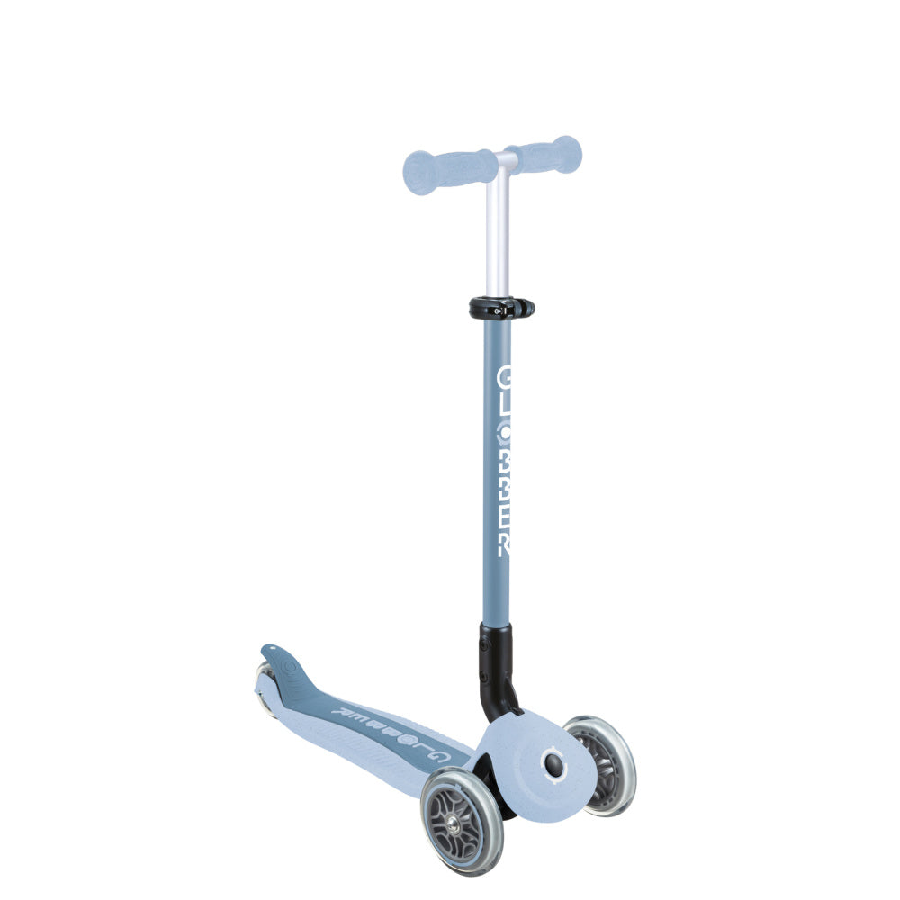 Globber Go Up Active Ecologic Foldable Scooter for Kids & Adults - Lightweight Commuter Scooter for Urban Travel, School, Park & Outdoor Adventures
