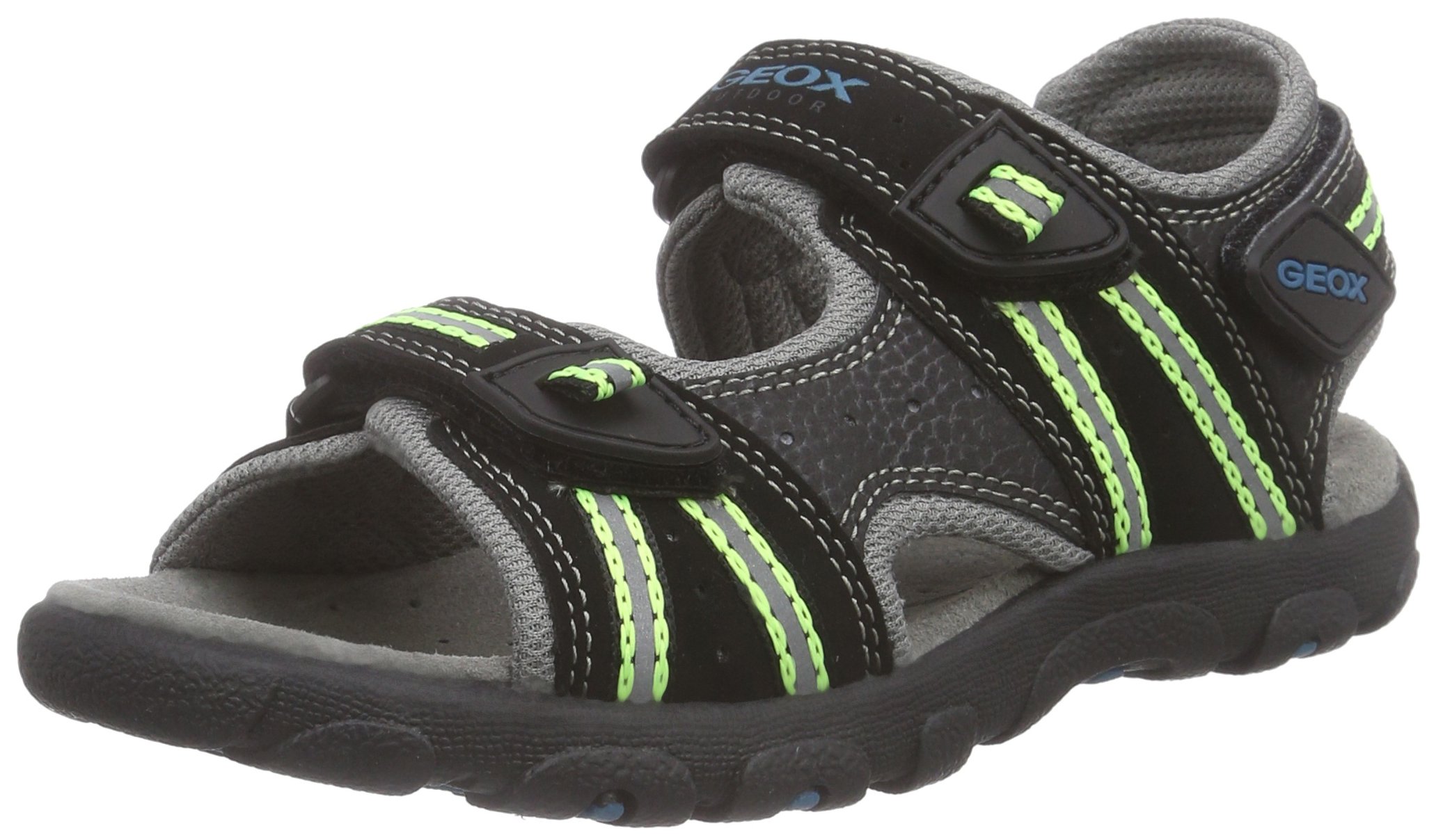 Geox Boys Open Toe Sandals - Breathable Kids Summer Shoes for Beach, Pool & Outdoor Play | Lightweight Comfortable Children's Sandals