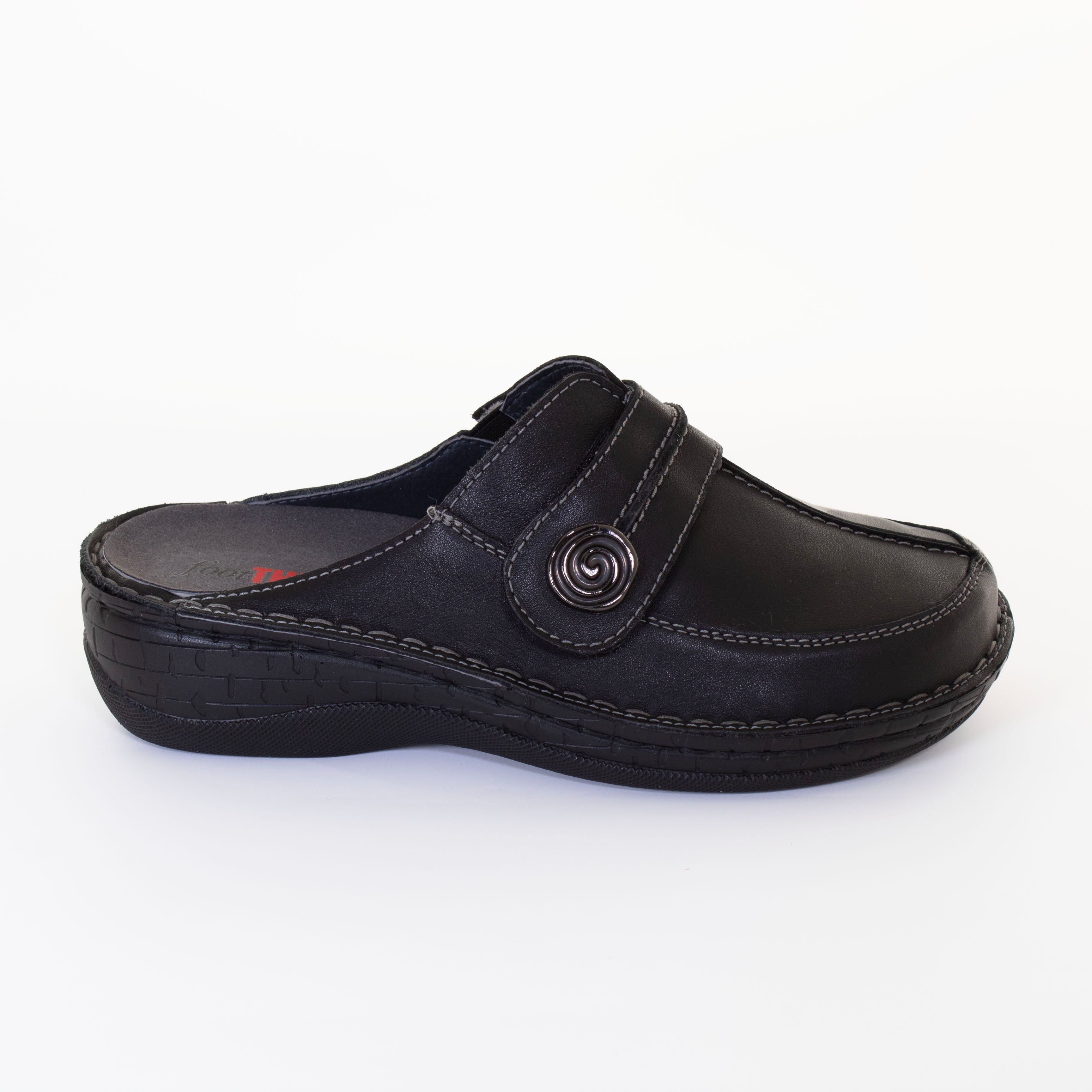 Women's Eliana Leather Clogs - Comfortable Slip-On Shoes for Casual Wear & Home Use - Perfect for Office, Errands & Relaxing