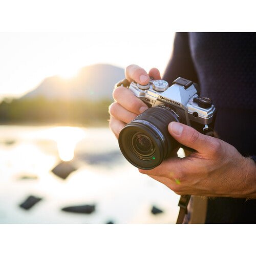 OM SYSTEM OM-5 Mirrorless Camera with 12-45mm f/4 PRO Lens (Silver) - Perfect for Travel, Vlogging & Outdoor Photography