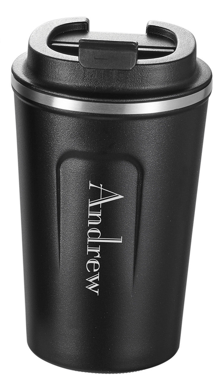Visol Explorer 12 oz Double Walled Insulated Coffee Mug with Lid - Leak Proof Travel Tumbler for Hot & Cold Drinks, Perfect for Office, Commute, Camping and Outdoor Activities