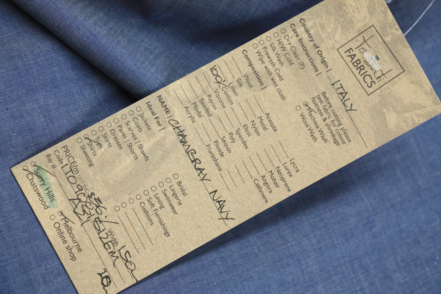 Premium Navy Chambray Cotton Shirt for Men - Comfortable & Stylish Casual Wear for Office, Outings & Everyday Use