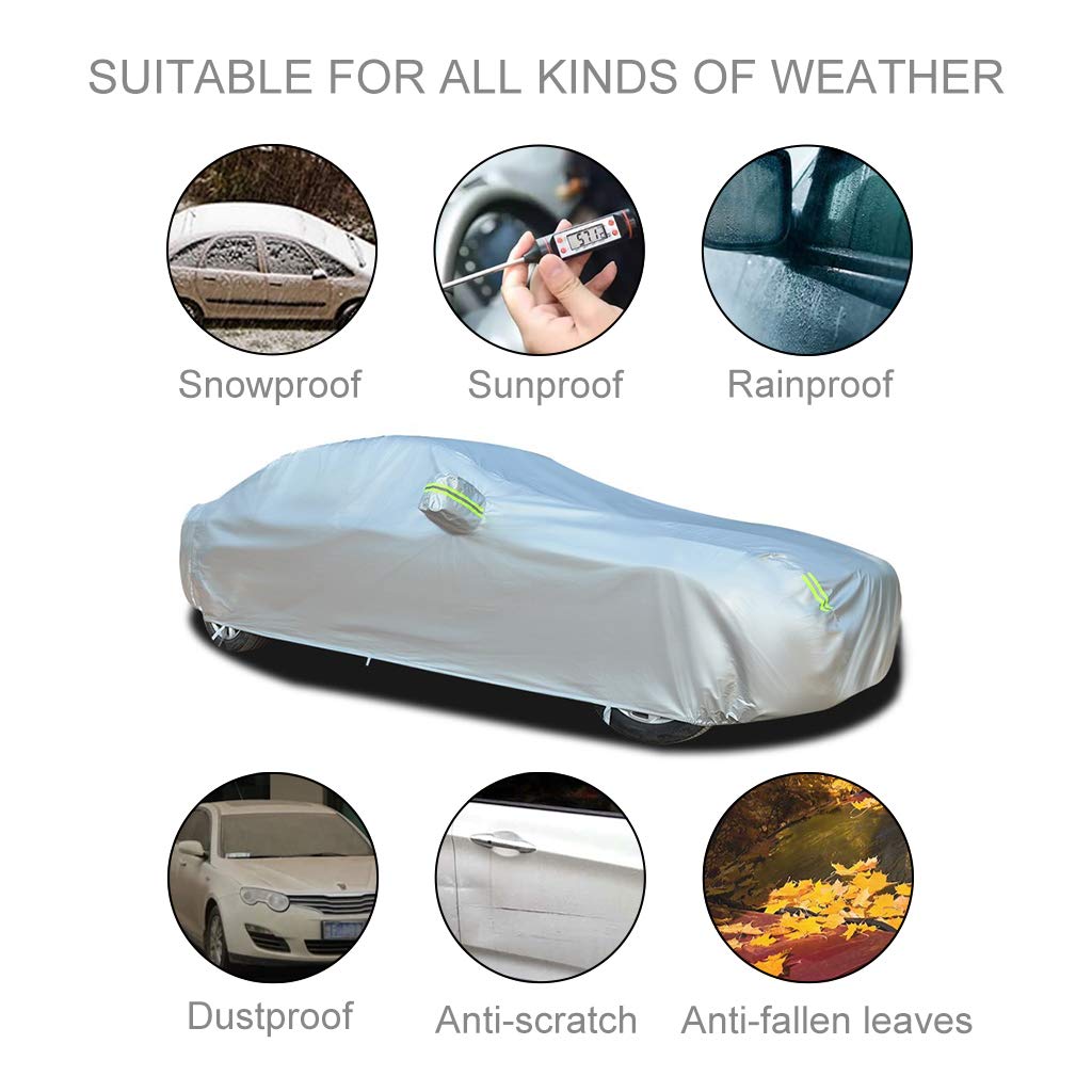 Waterproof Car Cover for Porsche 911 992 Carrera 4S Cabriolet & Coupe - All Weather Protection with Cotton Lining, Breathable, Windproof, UV & Snow Resistant - Perfect for Outdoor Parking, Garage Storage & Travel Protection