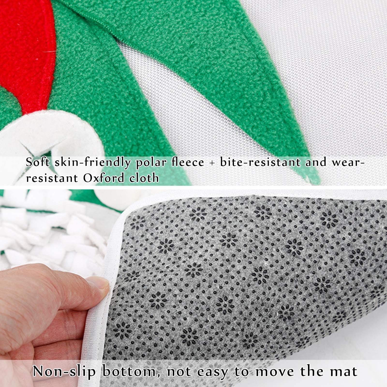 Durable Snuffle Mat for Dogs - Slow Feeding & Nosework Training Mat - Machine Washable Interactive Dog Toy for Small & Large Breeds - Perfect for Mealtime Enrichment & Mental Stimulation