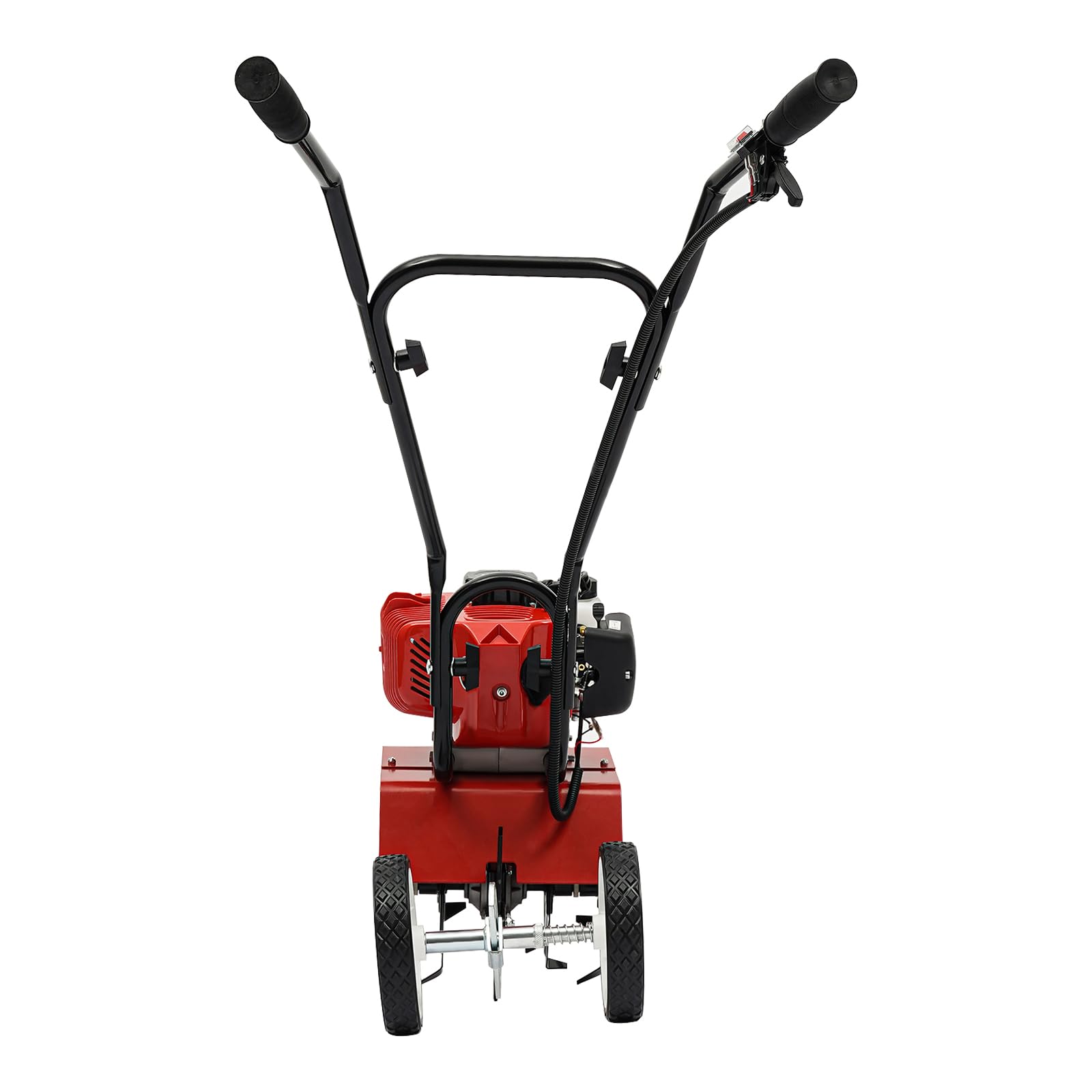 2HP 52CC 2-Stroke Gasoline Garden Tiller Cultivator - Mini Rototiller for Soil Tilling, Weeding & Aeration | Perfect for Home Gardens, Yards & Small Farms | Durable Rotary Hoe for Efficient Land Preparation