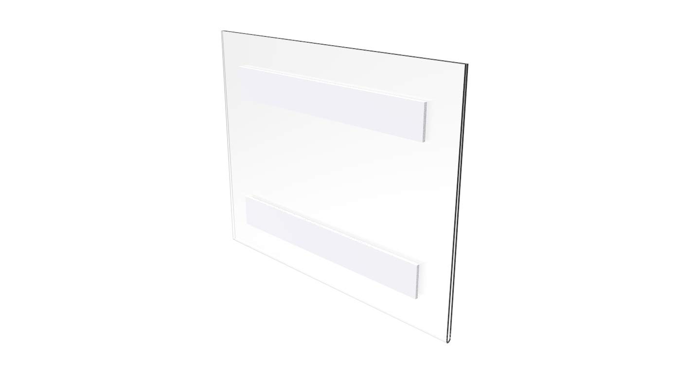 FixtureDisplays® Clear Acrylic Window Signs - 11