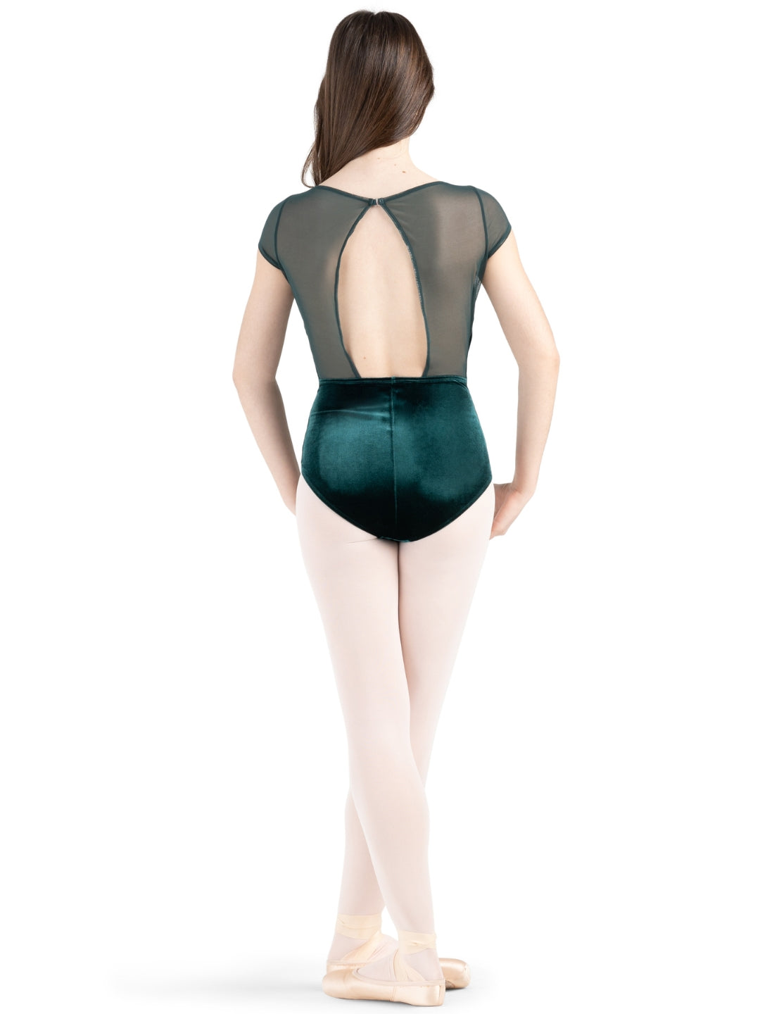 12234W Velvet Forest Juniper Leotard - Elegant Dancewear for Ballet, Gymnastics & Performance - Soft Stretch Fabric for Comfort & Style