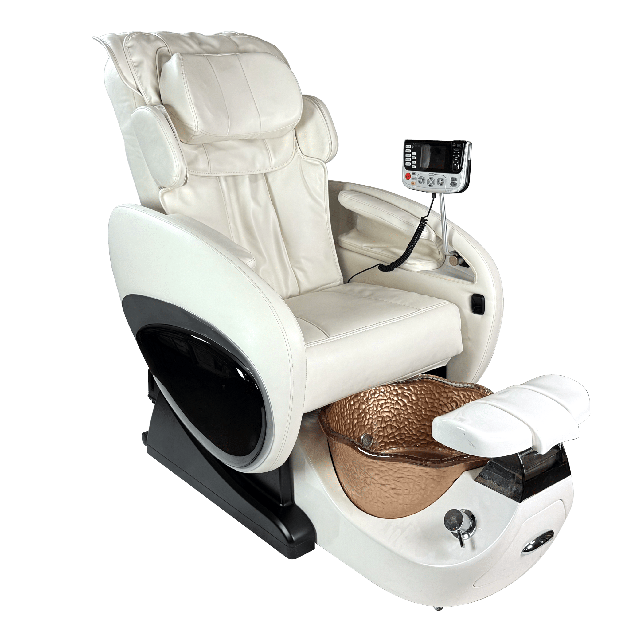 Fiori 8000 Professional Pedicure Spa Foot Bath - Electric Foot Soaker with Bubbles & Heat for At-Home Nail Care & Relaxation - Perfect for Salon, Spa & Home Use
