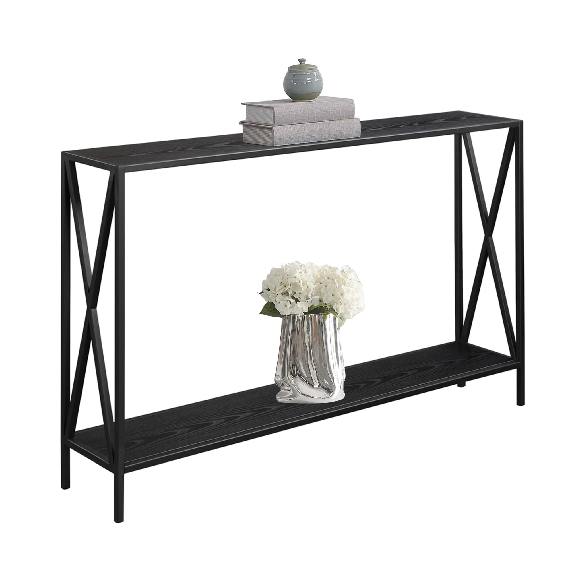 Modern Black Console Table 47.25