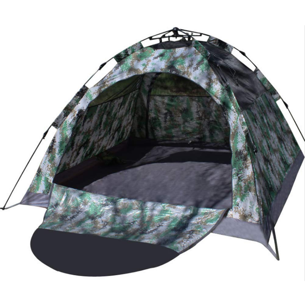 3-5 Person Lightweight Waterproof Camping Tent - Pop-Up Hiking Backpacking Tent with UV Protection & Camouflage Design - Perfect for Travel, Beach, BBQ, Park, Fishing & Outdoor Adventures