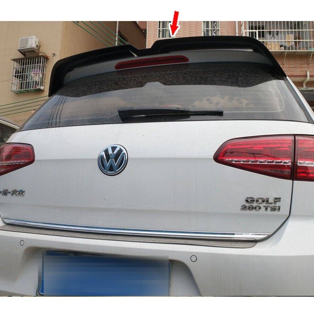 VW Golf MK7 Rear Spoiler Wing - ABS Gloss Black Roof Lip Spoiler for 2013-2019 TSI & TDI Models | Sporty Exterior Upgrade for Enhanced Aerodynamics & Style