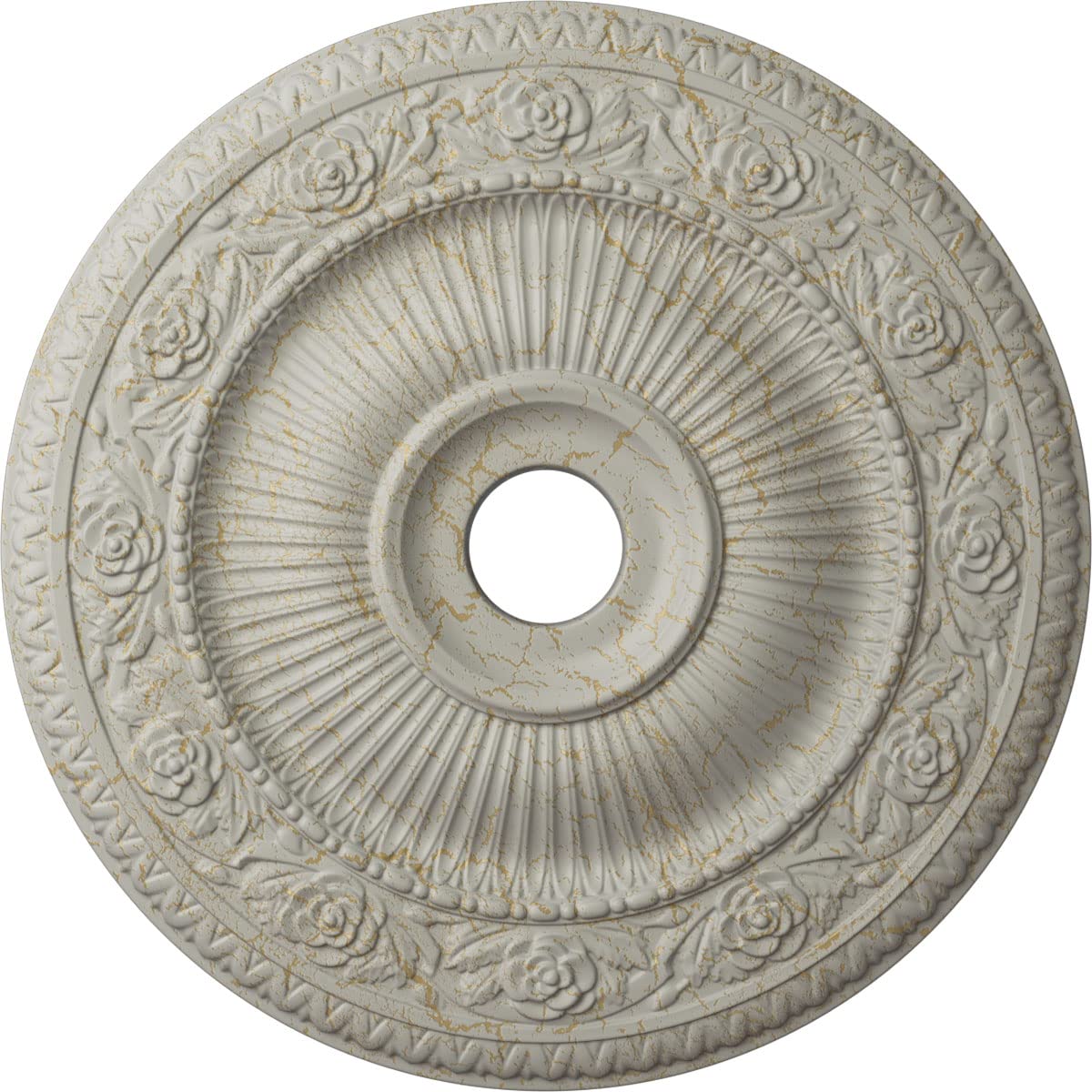 Ekena Millwork CM24LO1PCC Logan Ceiling Medallion - 24 1/4