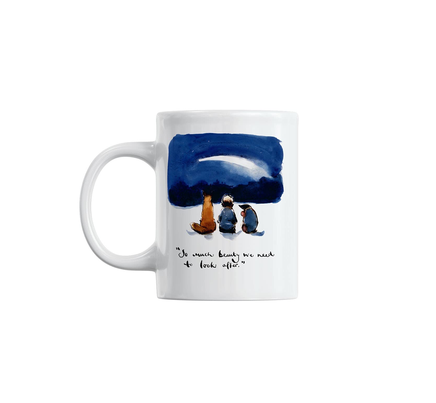 Charlie Mackesy Inspirational Quote Ceramic Mug - The Boy, The Mole, The Fox and The Horse Coffee Tea Cup - Multicolor Gift for Book Lovers & Fans - Perfect for Home, Office or Gifting