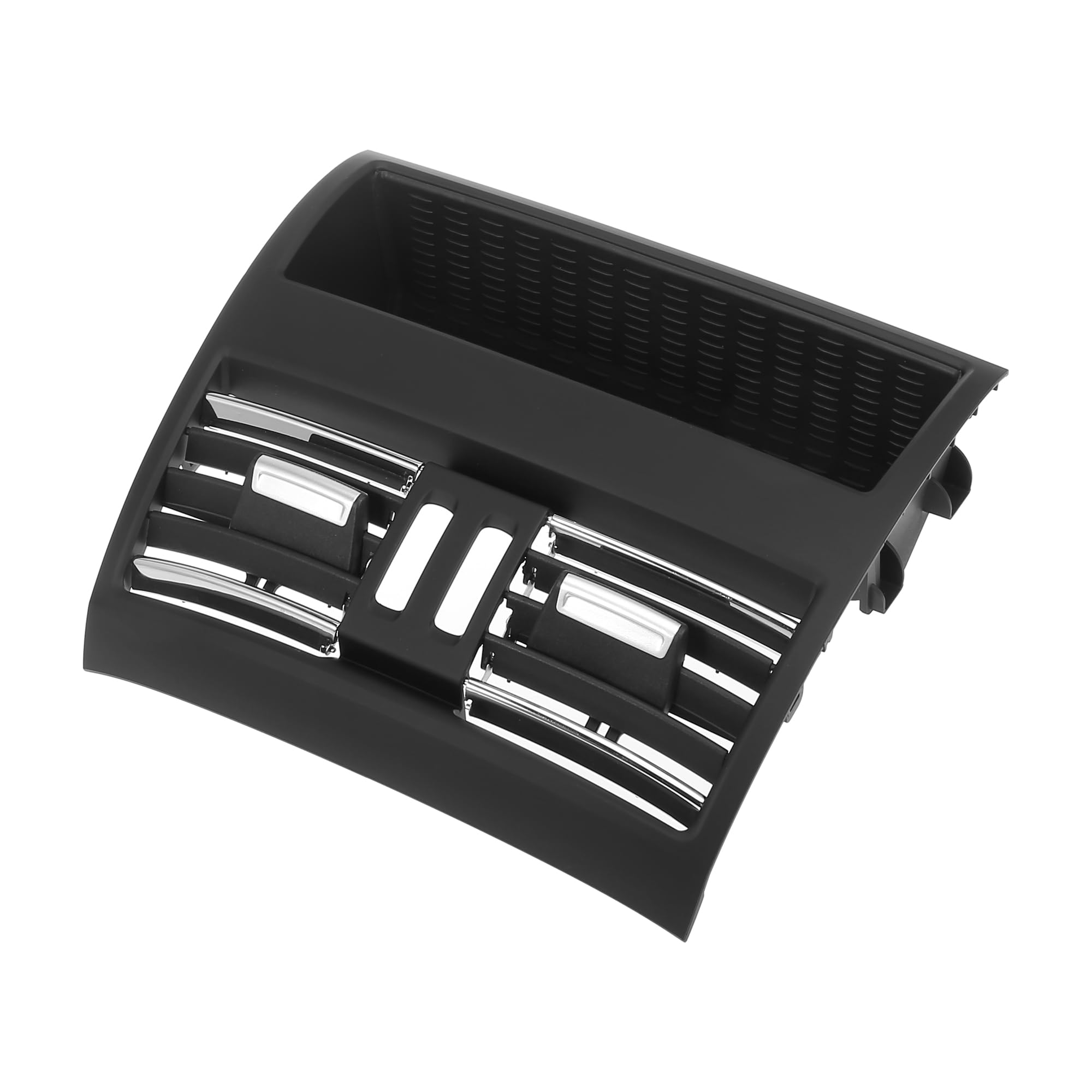 X AUTOHAUX Chrome A/C Vent Grille for BMW 5 Series F10 F18 (2010-2017) - Replacement Air Conditioner Outlet Vent Cover 64229172167 - Rear Side Ventilation Upgrade - Perfect for Summer Cooling & Interior Customization