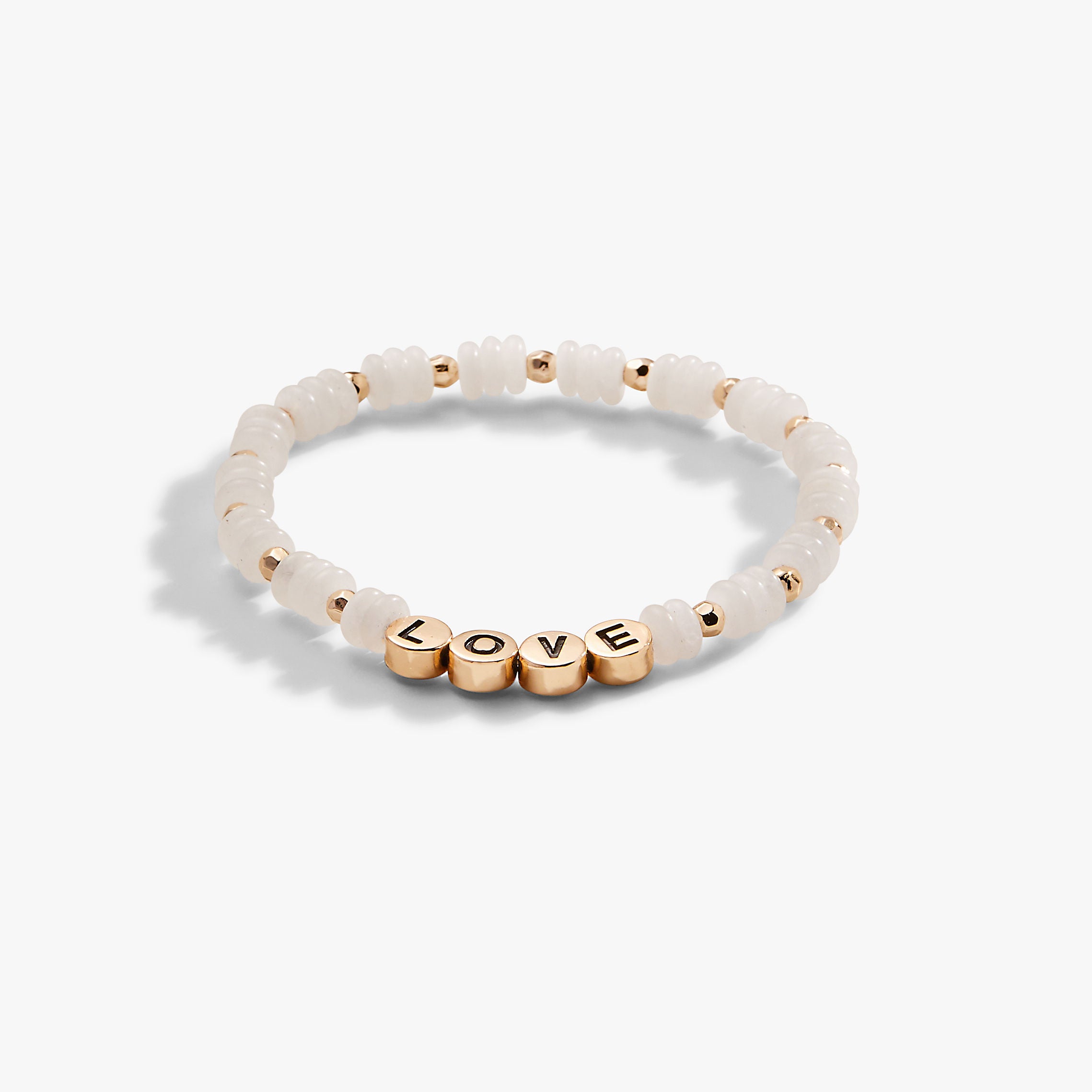 White Jade Stretch Bracelet for Women - Natural Healing Stone Jewelry for Relaxation & Positive Energy | Perfect for Meditation, Yoga & Gift Giving
