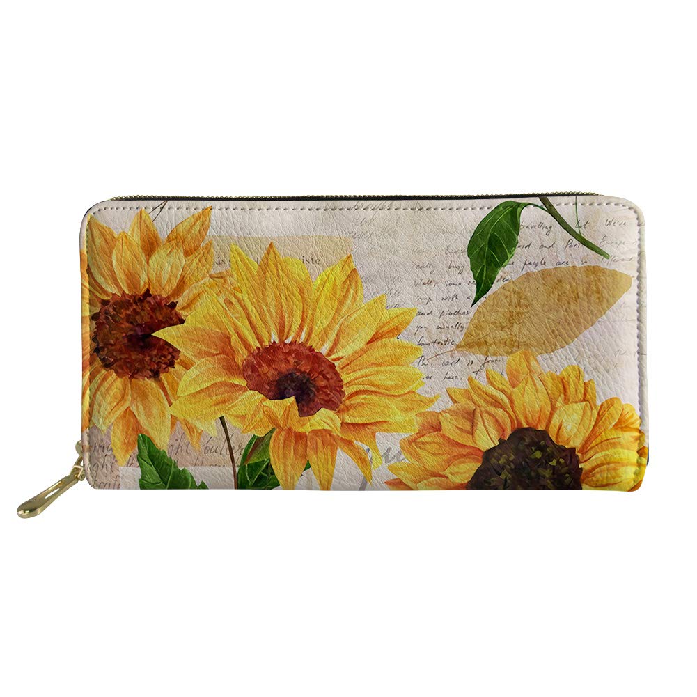American Bulldog Women's Zip Around Wallet Clutch - Stylish Travel Coin Purse for Ladies | Perfect for Everyday Use, Shopping & Travel Accessories