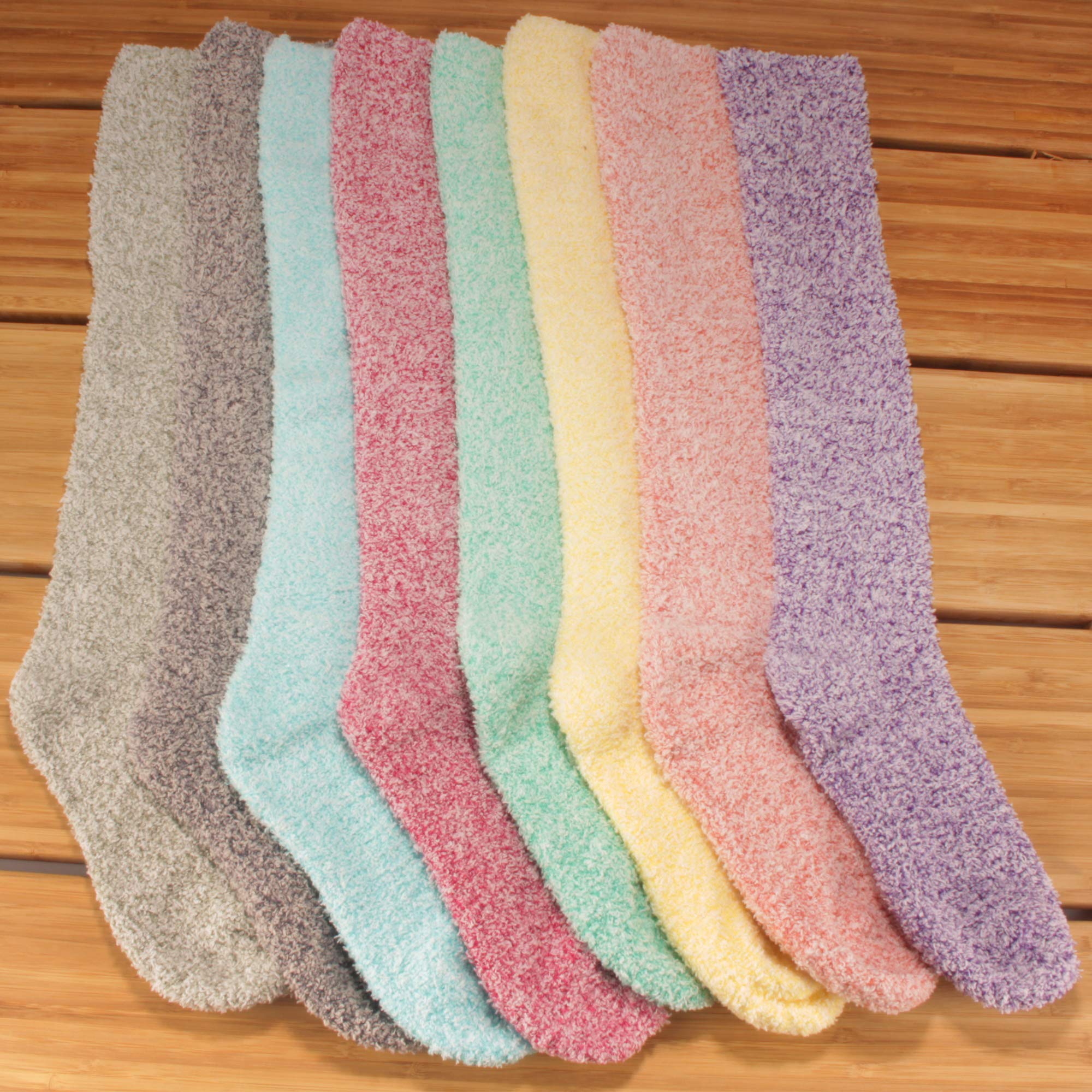 Women's Warm Fuzzy Feather Soft Knee High Socks for Winter - Cozy Thermal Boot Socks for Women, Perfect for Cold Weather, Snow Boots & Lounge Wear
