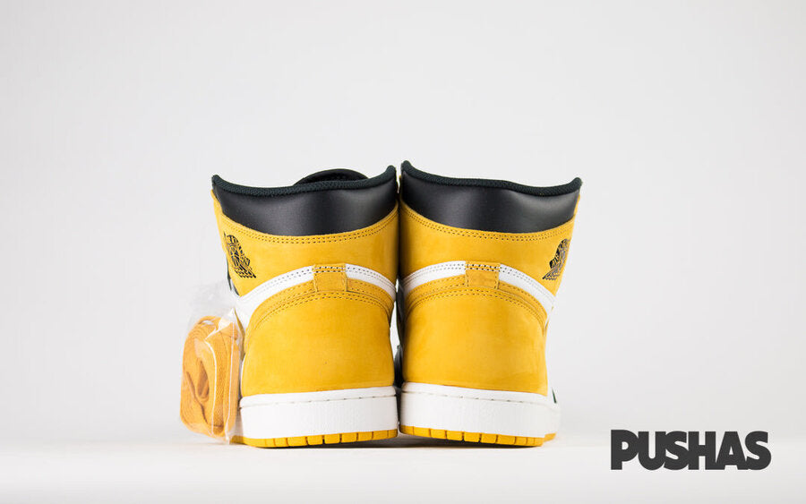 Air Jordan 1 Retro High OG 'Yellow Ochre' Men's Basketball Shoes - Stylish Sneakers for Streetwear & Casual Outfits
