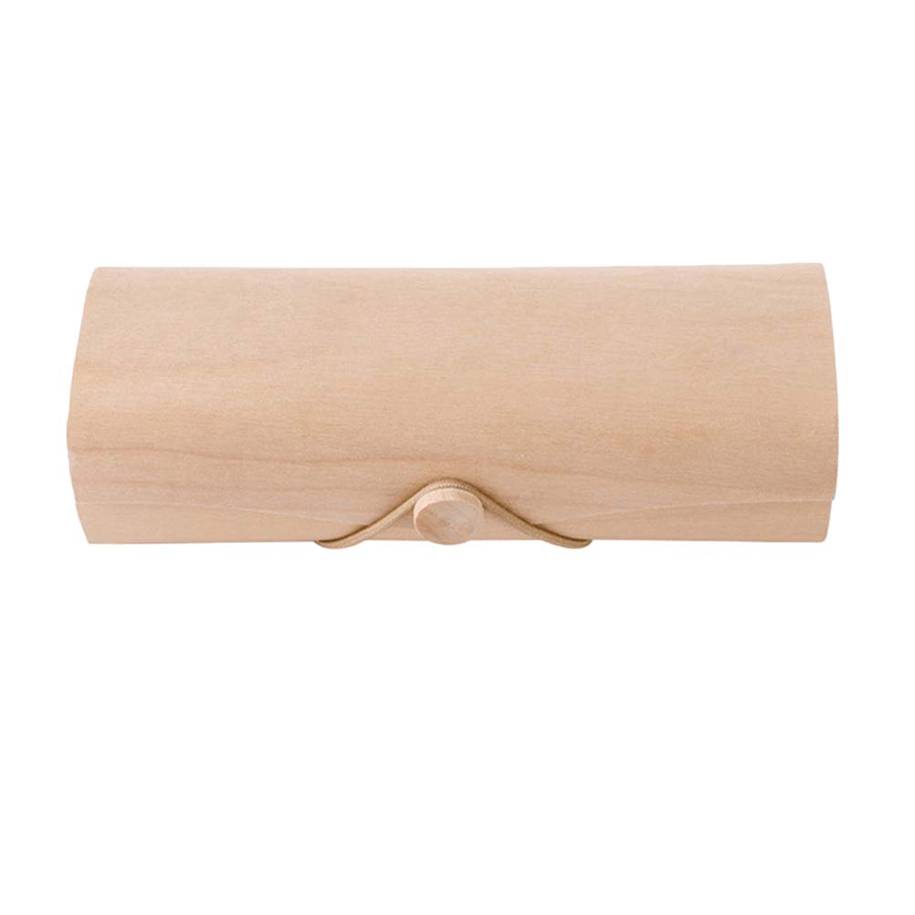 DOITOOL Wooden Frame Sunglasses Storage Box - Portable Eyewear Organizer Case for Men & Women - Perfect for Travel, Home, Office, and Car Glasses Storage