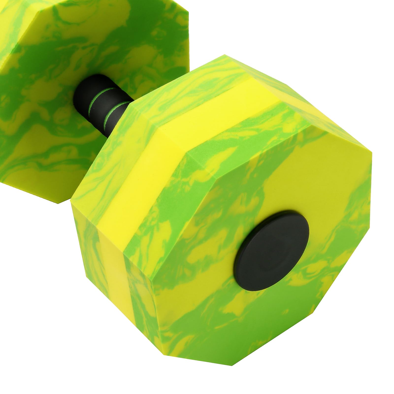Camouflage Aquatic Dumbbells - Set of 2 Foam Water Aerobic Exercise Dumbbells for Pool Resistance Training, Aqua Fitness & Weight Loss | Perfect for Water Aerobics, Swimming Pool Workouts & Hydrotherapy