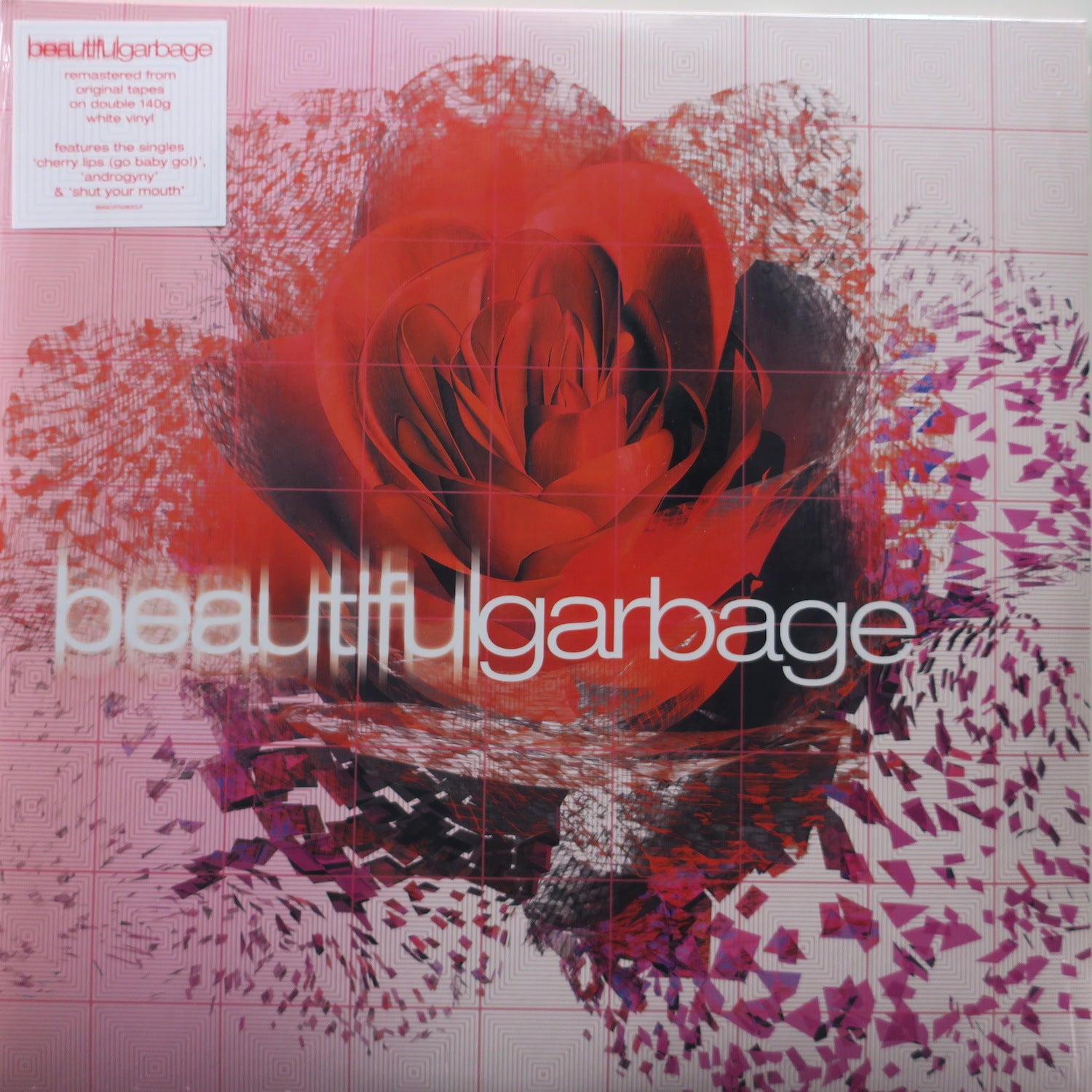 GARBAGE 'Beautiful Garbage' Remastered WHITE Vinyl 2LP Record - Limited Edition Alternative Rock Album for Collectors & Music Lovers - Perfect for Home Listening, Gifts & Vinyl Collections