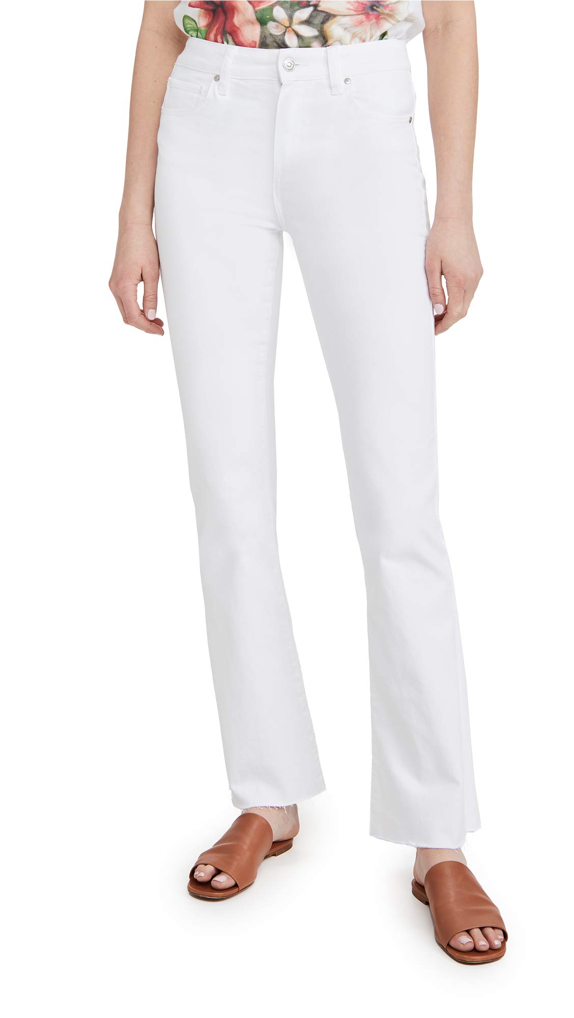 PAIGE Women's High Rise Laurel Canyon Jeans - Slim Fit Stretch Denim Pants for Everyday Comfort | Perfect for Work, Casual Outfits & Weekend Wear