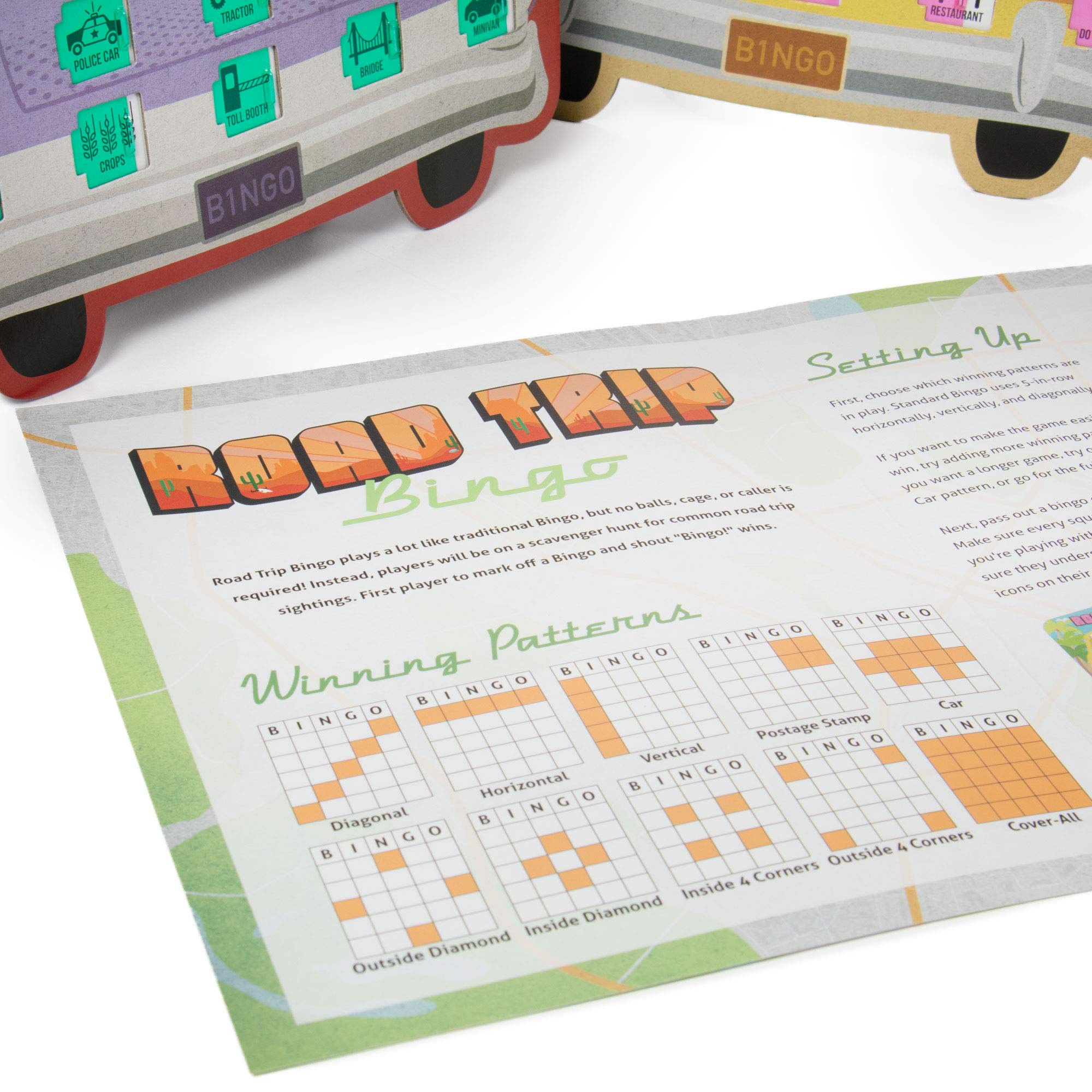 Road Trip Bingo Game - Fun Travel Activity for Kids & Families | Perfect for Car Rides, Vacations & Long Distance Travel
