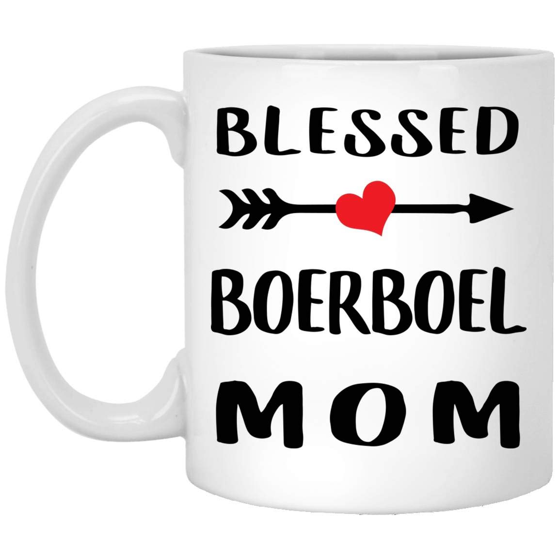Blessed Boerboel Mom Funny Coffee Mug - 11 Oz White Ceramic Cup - Perfect Gift for Dog Lovers, Women & Christmas 2024 - Ideal for Coffee, Tea & Office Use