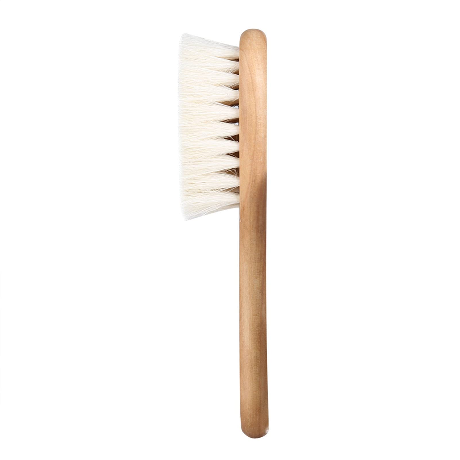 **Soft Goat Bristle Baby Hair Brush for Newborns & Infants – Gentle Head Brush & Scalp Massager for Kids – Perfect for Bath Time & Relaxation**