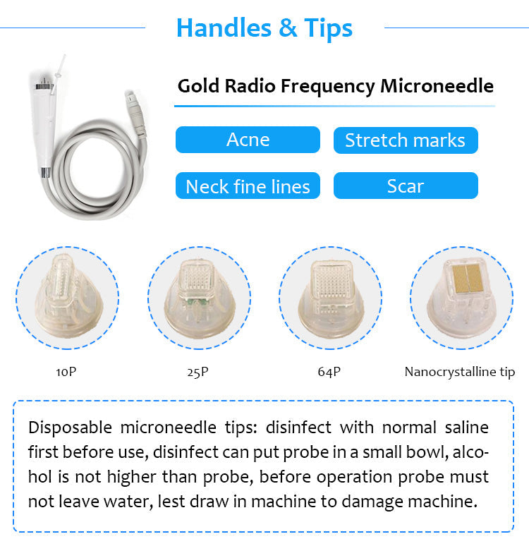 Professional RF Microneedling Machine 3-in-1 for Skin Rejuvenation - At-Home Beauty Device for Wrinkle Reduction & Collagen Boosting | Perfect for Facial Treatments & Anti-Aging Skincare Routines