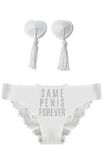 2 White Bow Back Pasties