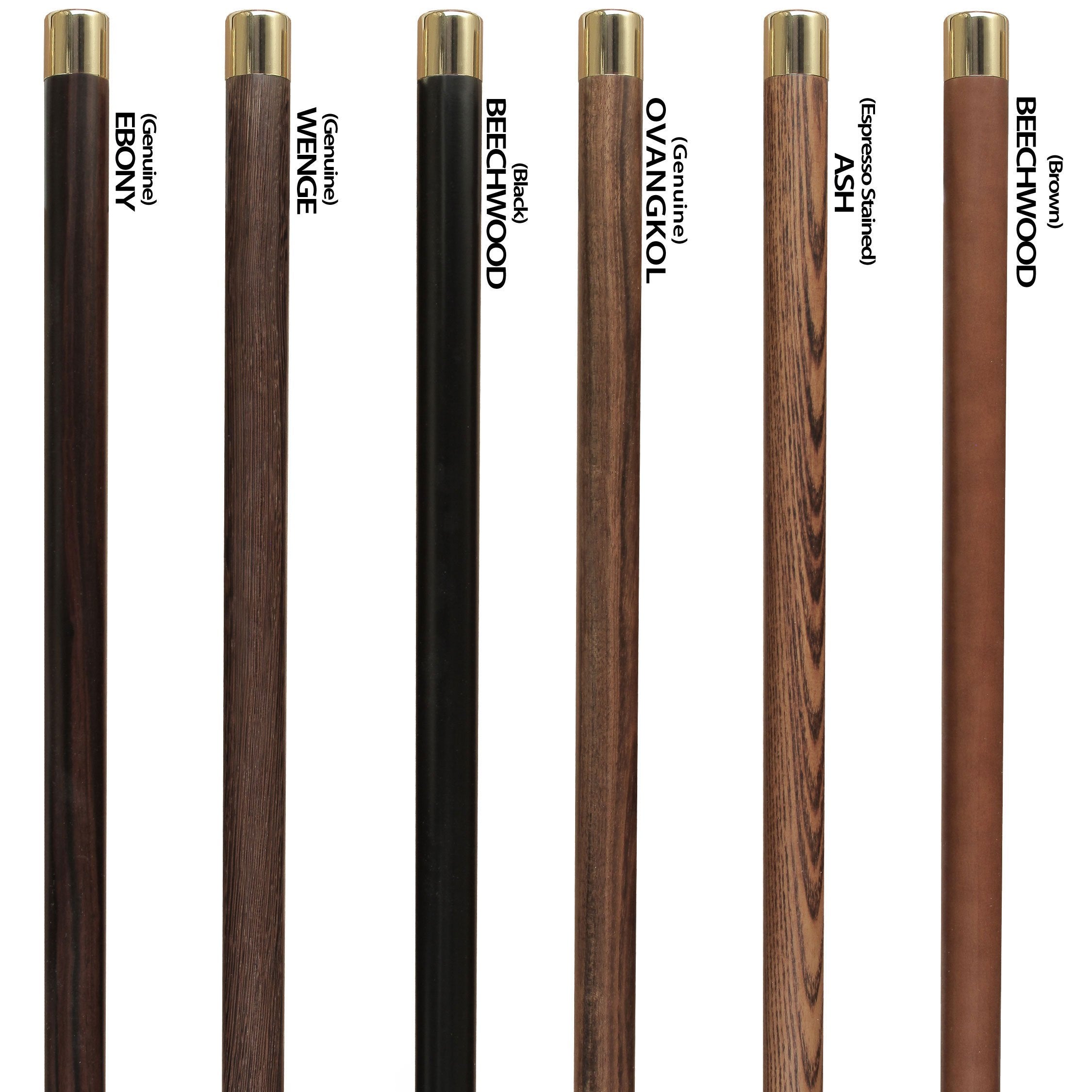U.S. Air Force Black Round Knob Cane with Custom Wood Shaft & Collar - Premium Walking Cane for Veterans, Seniors & Mobility Support - Ideal for Daily Use, Travel & Military Appreciation Gifts