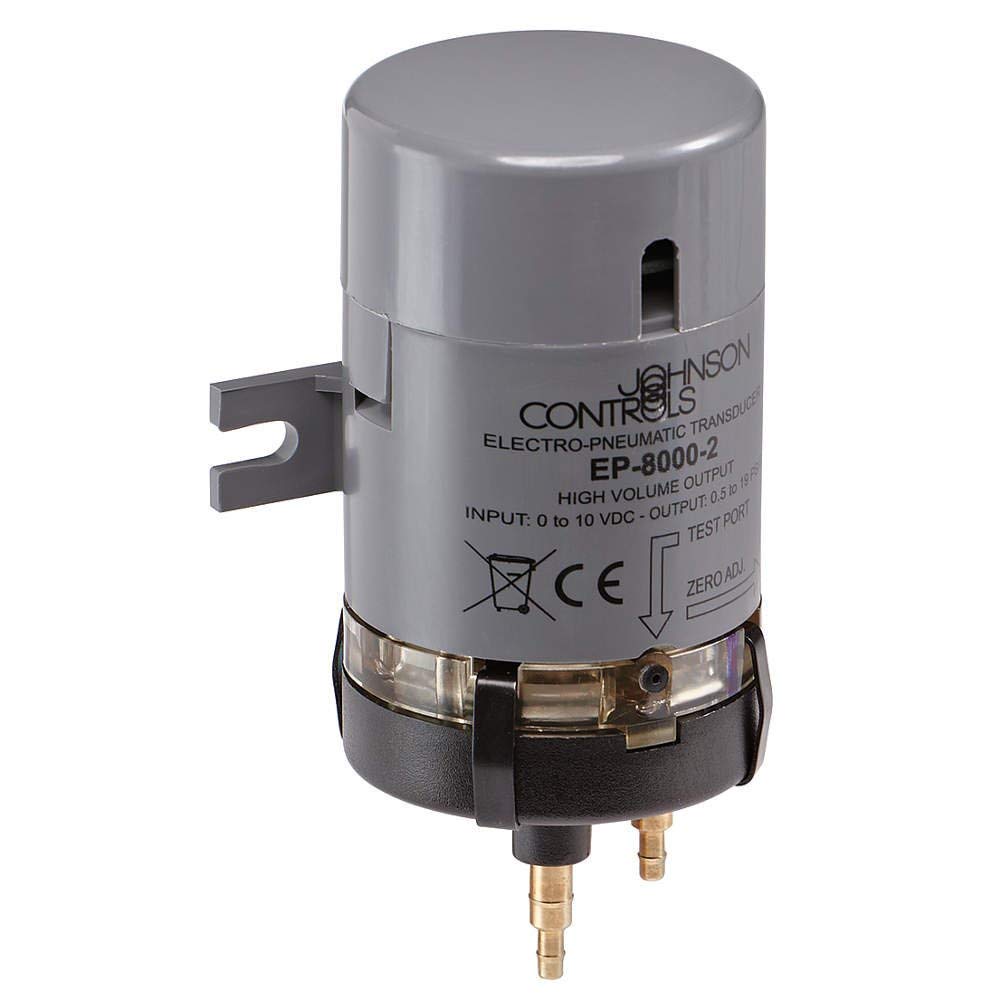 Johnson Controls EP-8000-4 Industrial Pressure Transducer 4-20mA Output - High Volume Flow Measurement for HVAC, Water Treatment & Process Control Systems