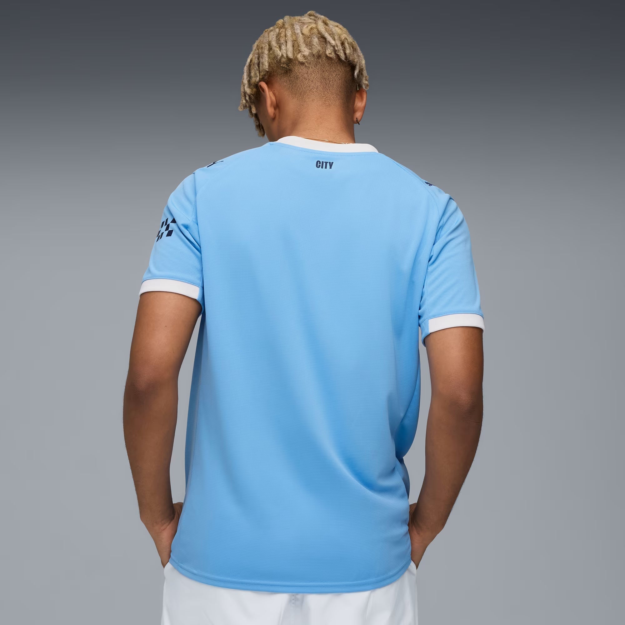 PUMA Manchester City 2025/26 Stadium Home Jersey - Authentic Football Soccer Shirt for Men & Women - Perfect for Match Day, Training & Fan Support