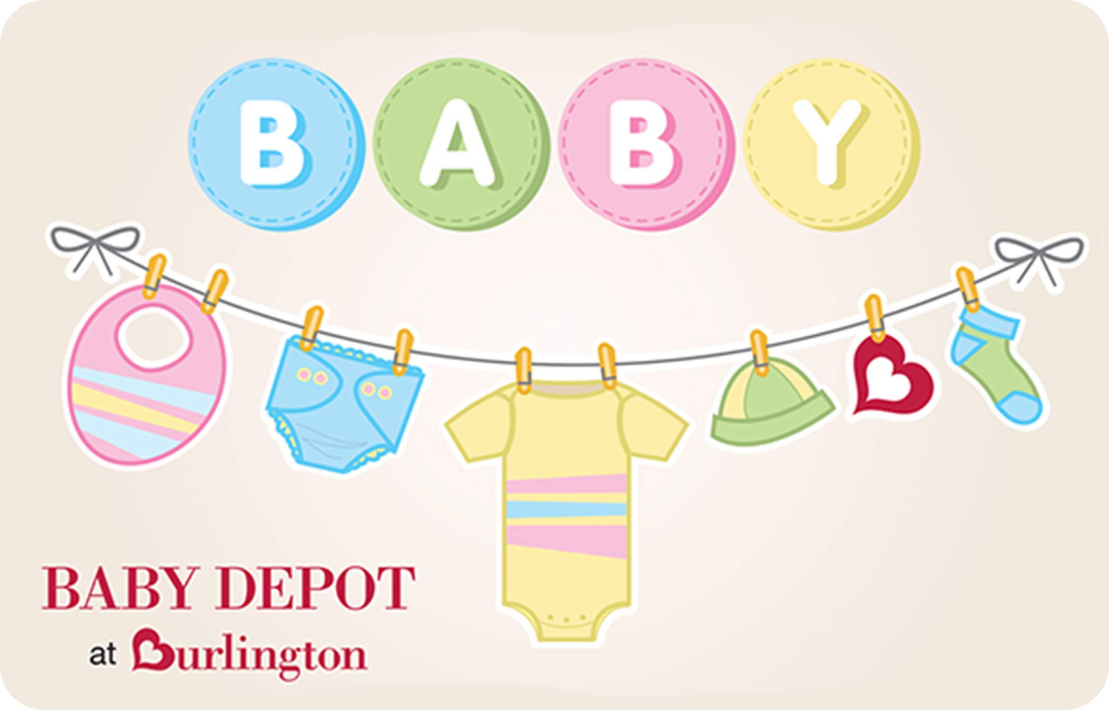 Burlington Baby Depot Gift Card - Perfect for Baby Showers, Birthdays & Special Occasions