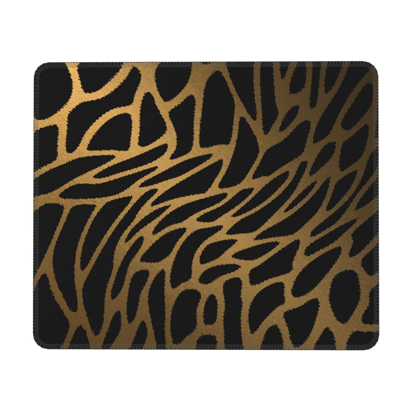Leopard Print Mouse Pad - Non-Slip Rubber Base Gaming & Office Desk Accessory for Computer & Laptop (8.3x10.3 Inch) - Perfect for Work, Gaming & Home Office Use